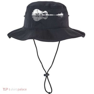 Guitar Lake Nature Wilderness Graphic Bucket Hat