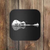 Guitar Lake Nature Wilderness Graphic Coaster thumb 0