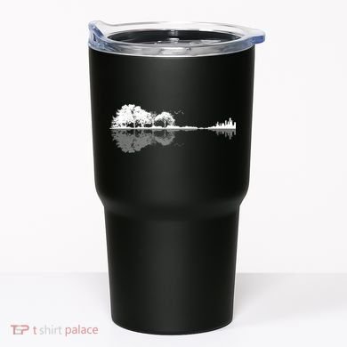 Guitar Lake Nature Wilderness Graphic Tumbler