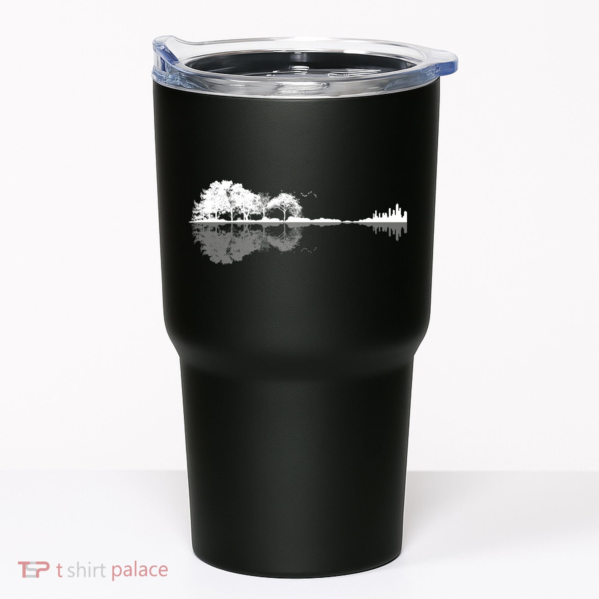 Guitar Lake Nature Wilderness Graphic Tumbler