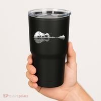 Guitar Lake Nature Wilderness Graphic Tumbler thumb 2
