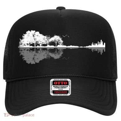 Guitar Lake Nature Wilderness Graphic Hat