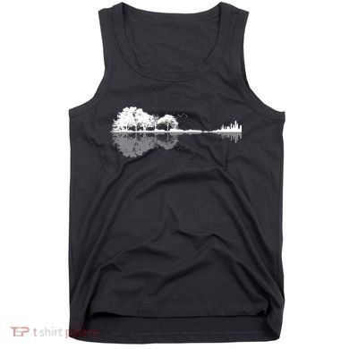 Guitar Lake Nature Wilderness Graphic Tank Top