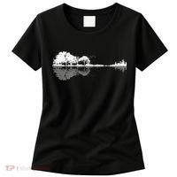 Guitar Lake Nature Wilderness Graphic Women's T-Shirt thumb 0