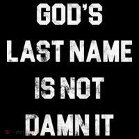 Gods Last Name Is Not Damn It Visor thumb 3