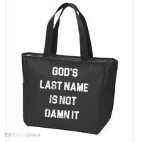 Gods Last Name Is Not Damn It Tote Bag thumb 3