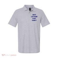 Gods Last Name Is Not Damn It Polo thumb 0