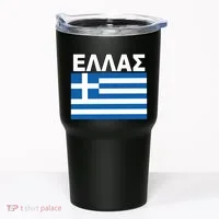 Greek Language National Flag Of Greece Tumbler thumb 0