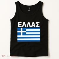 Greek Language National Flag Of Greece Tank Top thumb 2