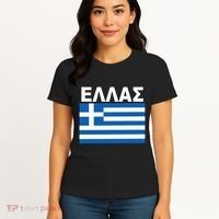 Greek Language National Flag Of Greece Women's T-Shirt thumb 4