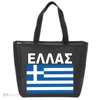 Greek Language National Flag Of Greece Tote Bag thumb 0