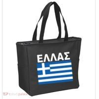 Greek Language National Flag Of Greece Tote Bag thumb 2