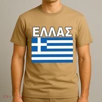 Greek Language National Flag Of Greece T-Shirt thumb 3