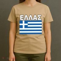 Greek Language National Flag Of Greece T-Shirt thumb 4