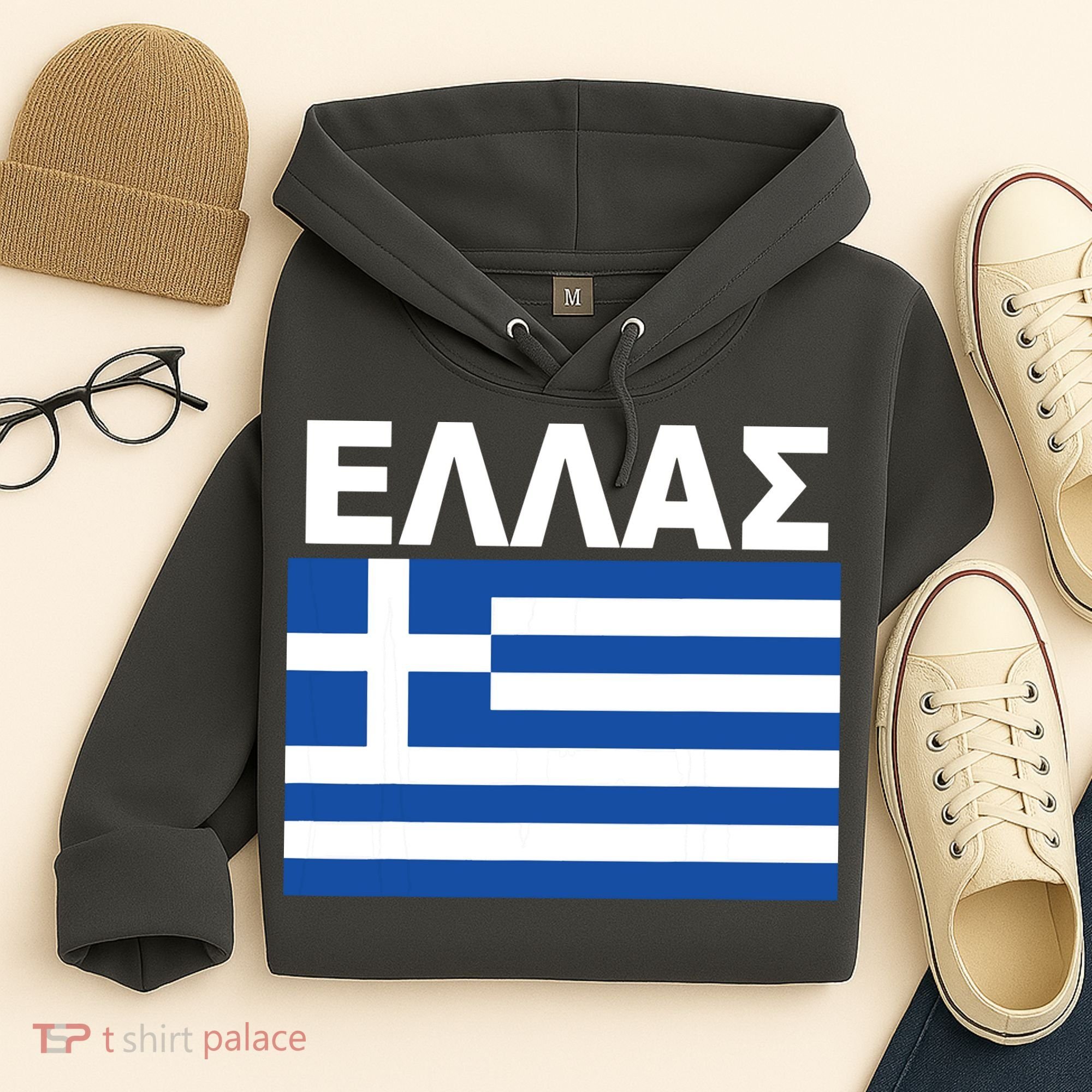 Greek Language National Flag Of Greece Hoodie