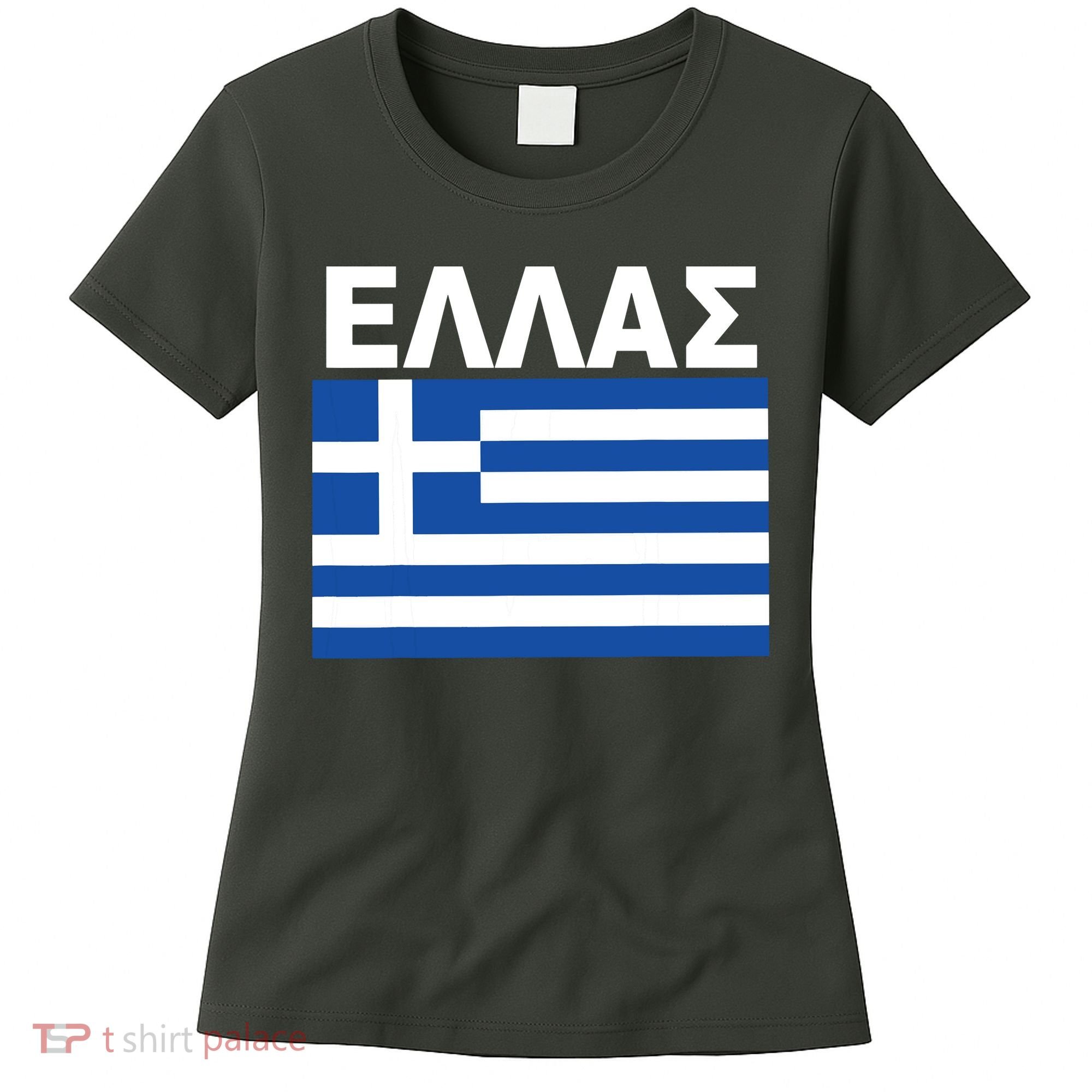 Greek Language National Flag Of Greece Women's T-Shirt