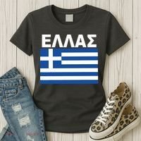 Greek Language National Flag Of Greece Women's T-Shirt thumb 3