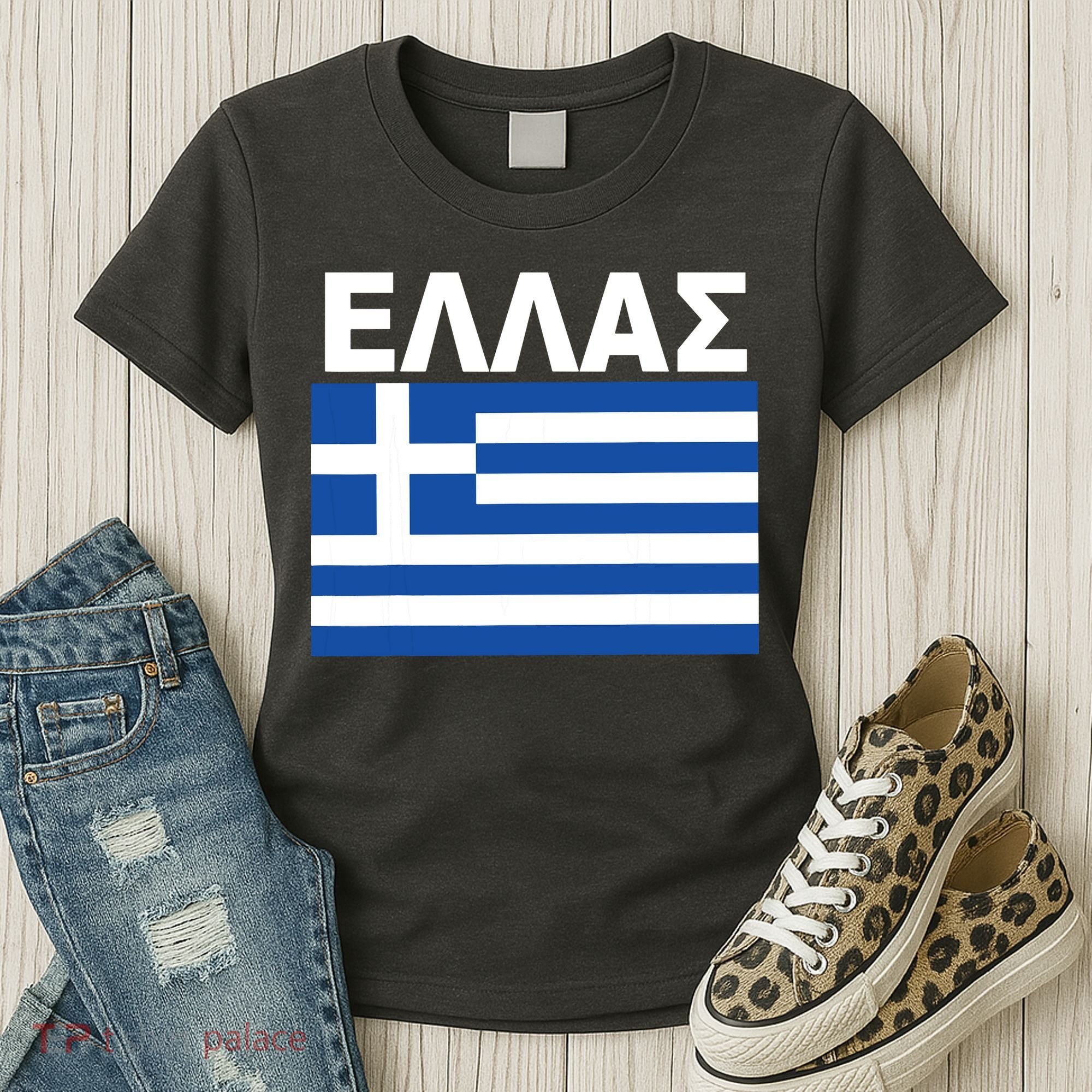 Greek Language National Flag Of Greece Women's T-Shirt