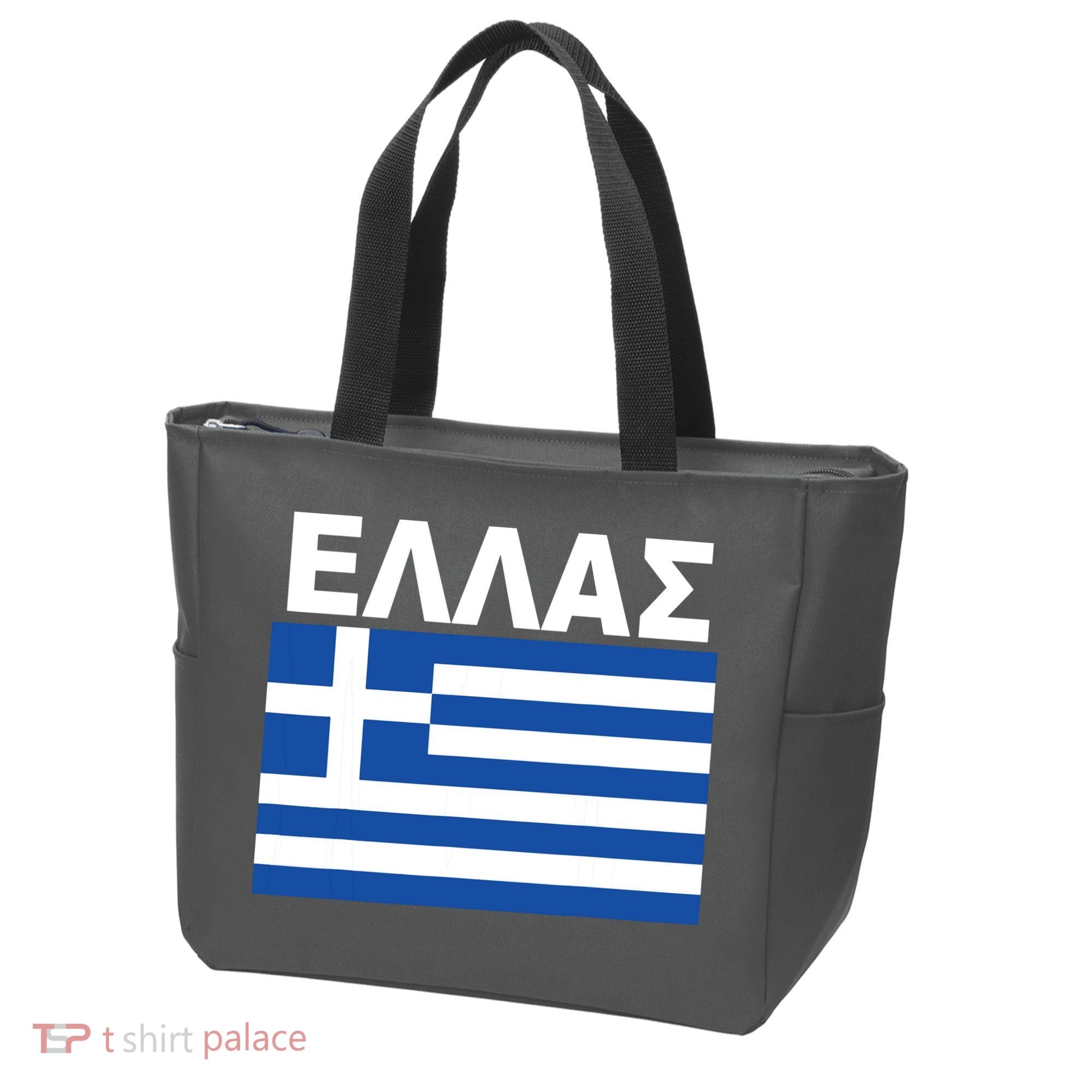 Greek Language National Flag Of Greece Tote Bag