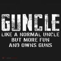 Guncle Like Normal Uncle More Fun Owns Guns Ornament thumb 1