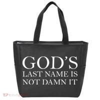 God's Last Name Is Not Damn It Tote Bag thumb 0