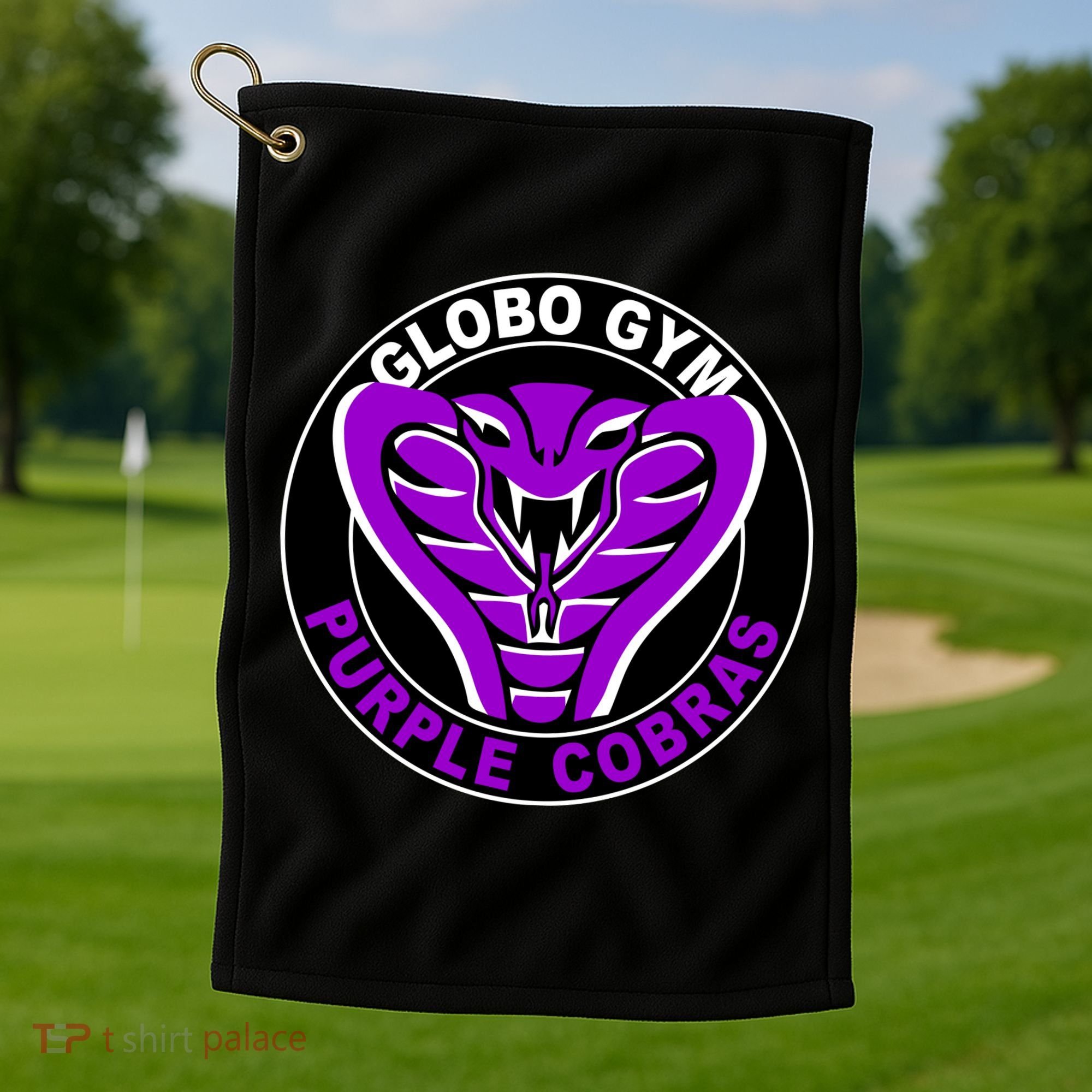 Globo Gym Purple Cobras Gym Golf Towel