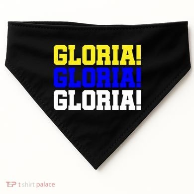 Gloria! Gloria! Gloria! USA-Made Doggie Bandana