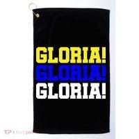 Gloria! Gloria! Gloria! Golf Towel thumb 0