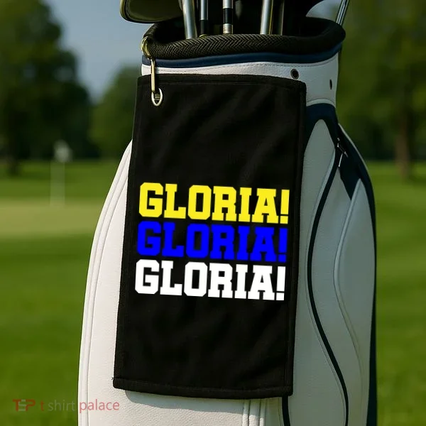 Gloria! Gloria! Gloria! Golf Towel