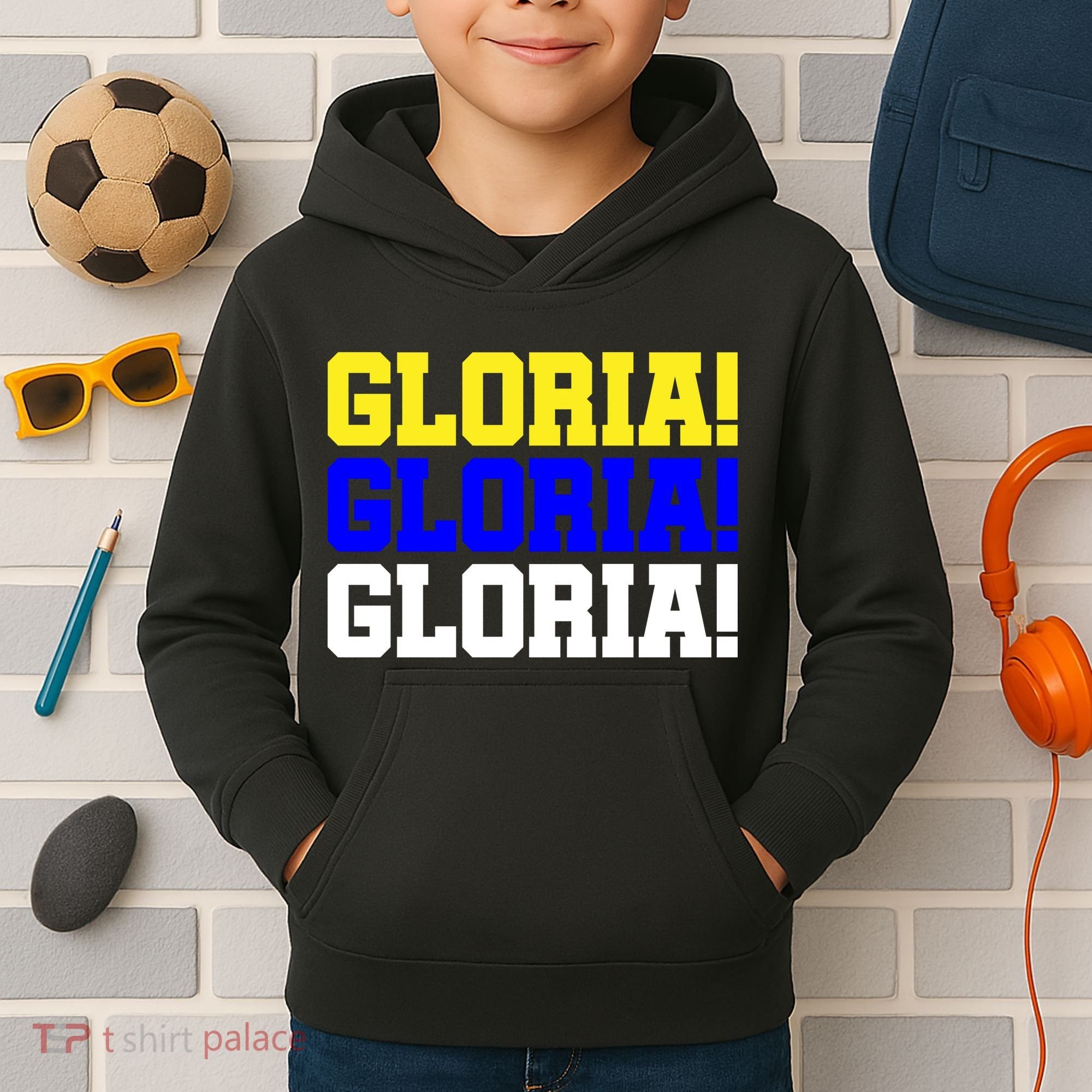 Gloria! Gloria! Gloria! Kids Hoodie