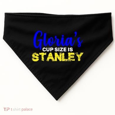 Gloria's Cup size is Stanley  USA-Made Doggie Bandana
