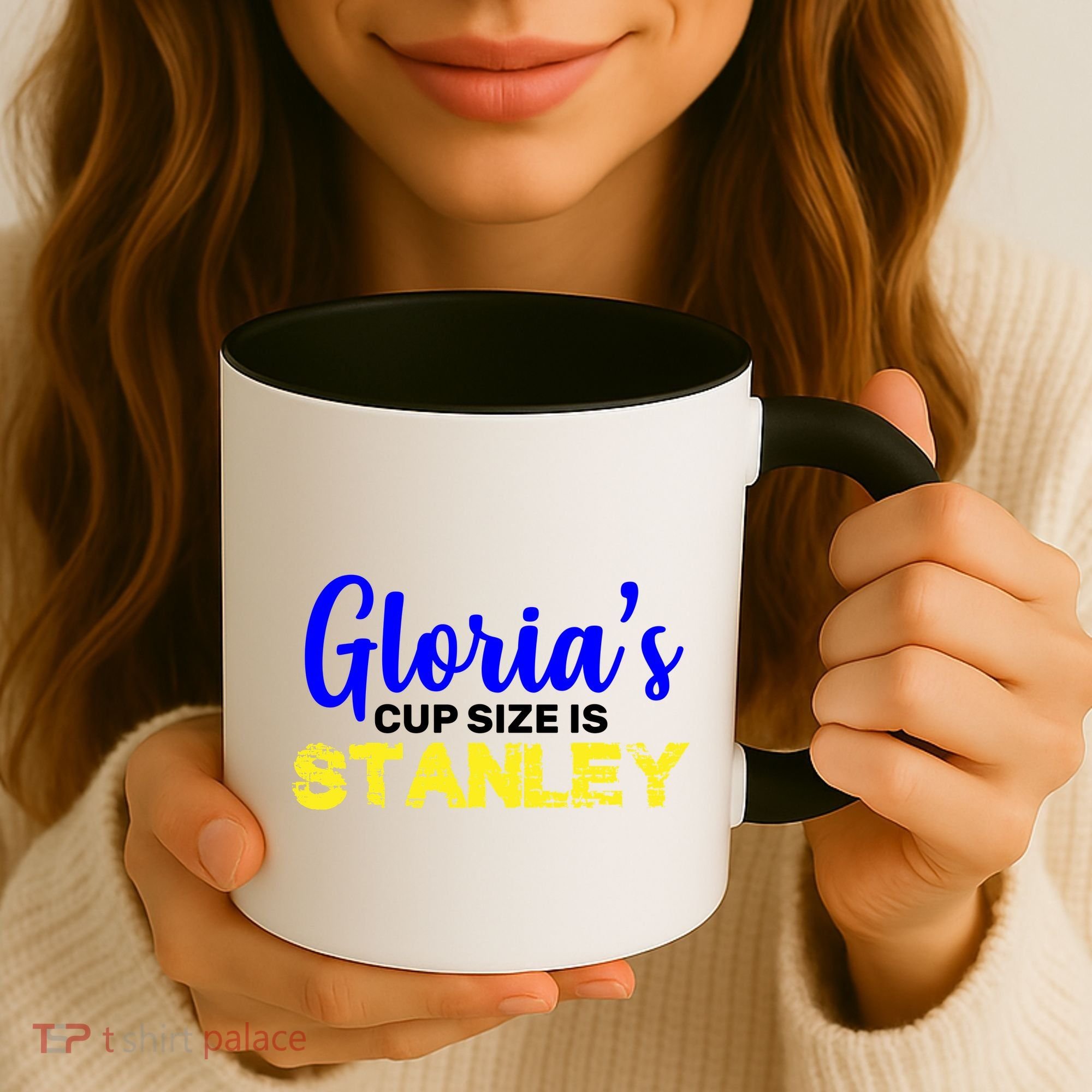 Gloria's Cup size is Stanley  Coffee Mug