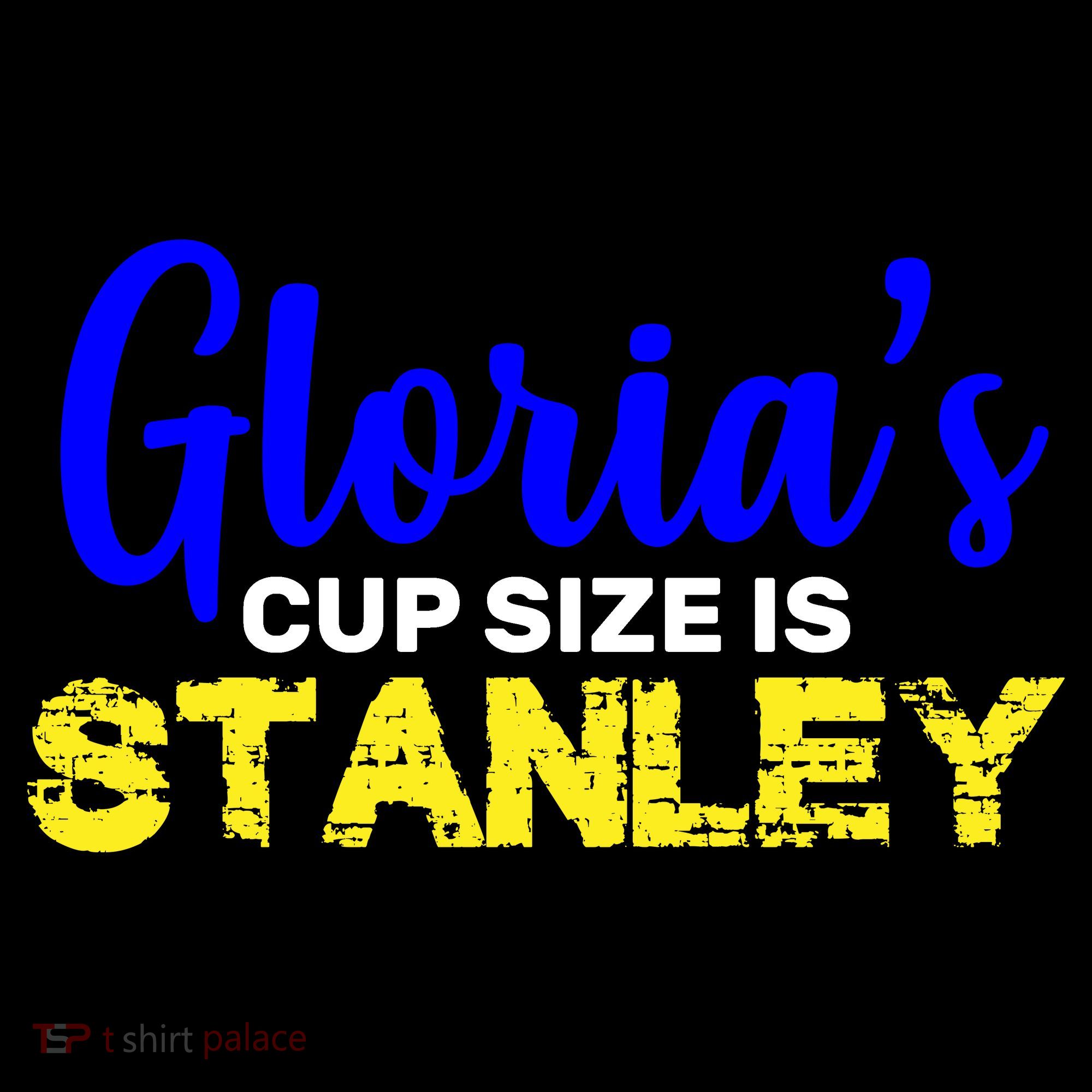 Gloria's Cup size is Stanley  Women's Long Sleeve Shirt