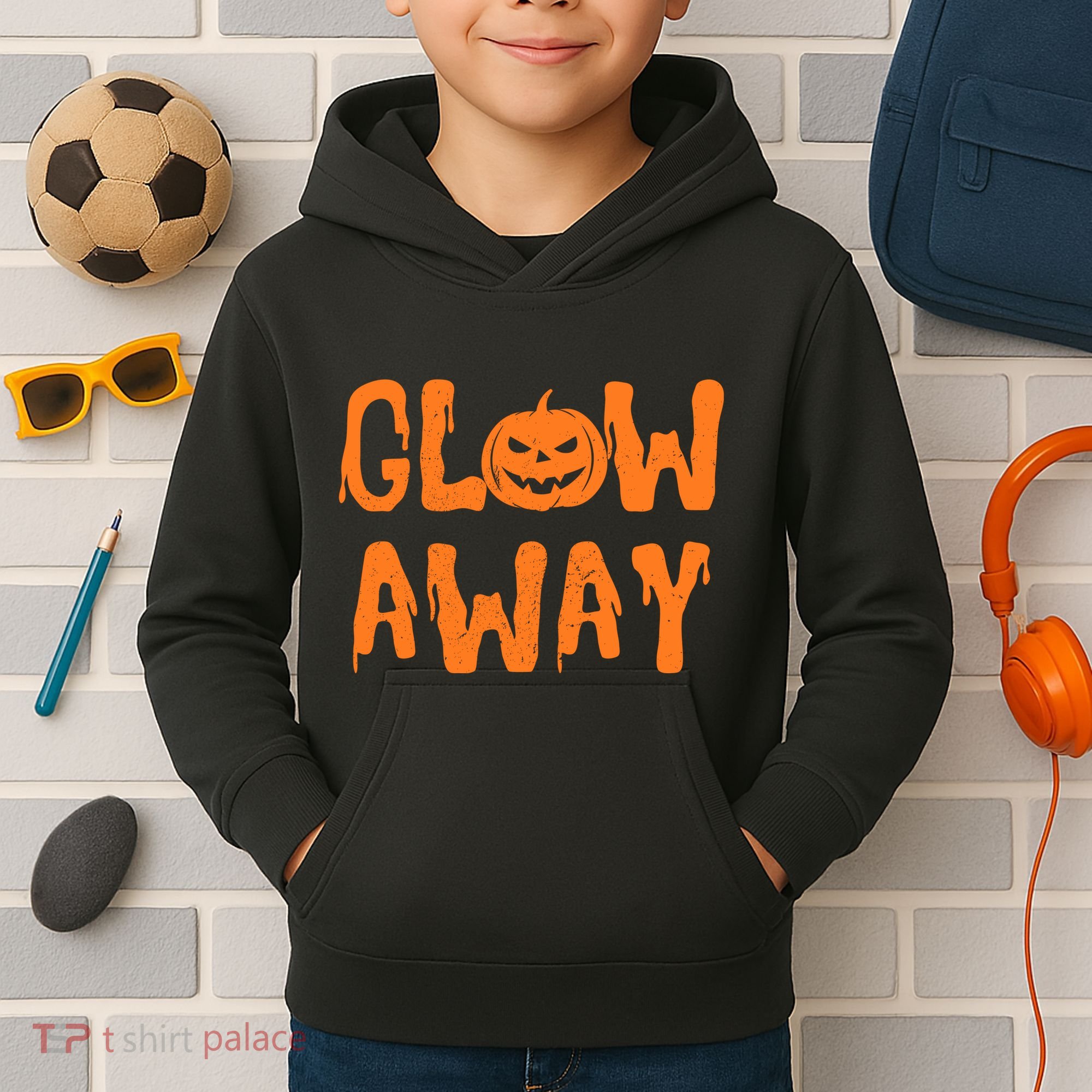 Glow Away  Kids Hoodie