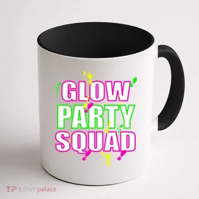 Glow Party Squad Coffee Mug back