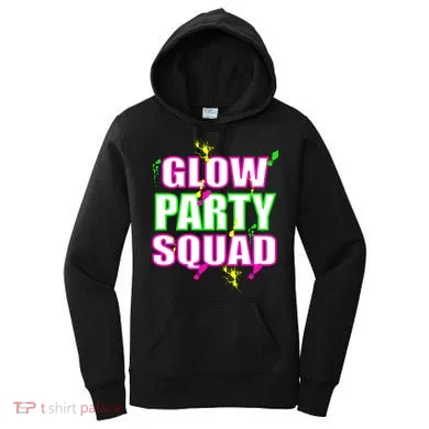 Glow Party Squad Women's Hoodie