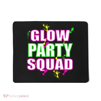 Glow Party Squad Mousepad