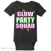 Glow Party Squad Baby Bodysuit thumb 0