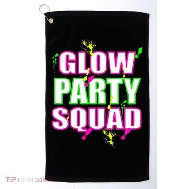 Glow Party Squad Golf Towel
