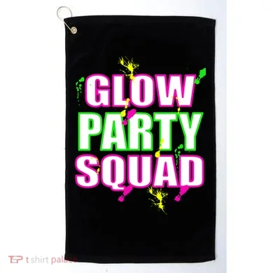 Glow Party Squad Golf Towel