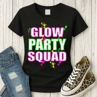 Glow Party Squad Women's T-Shirt thumb 3
