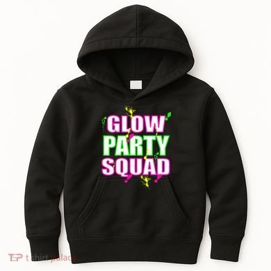Glow Party Squad Kids Hoodie