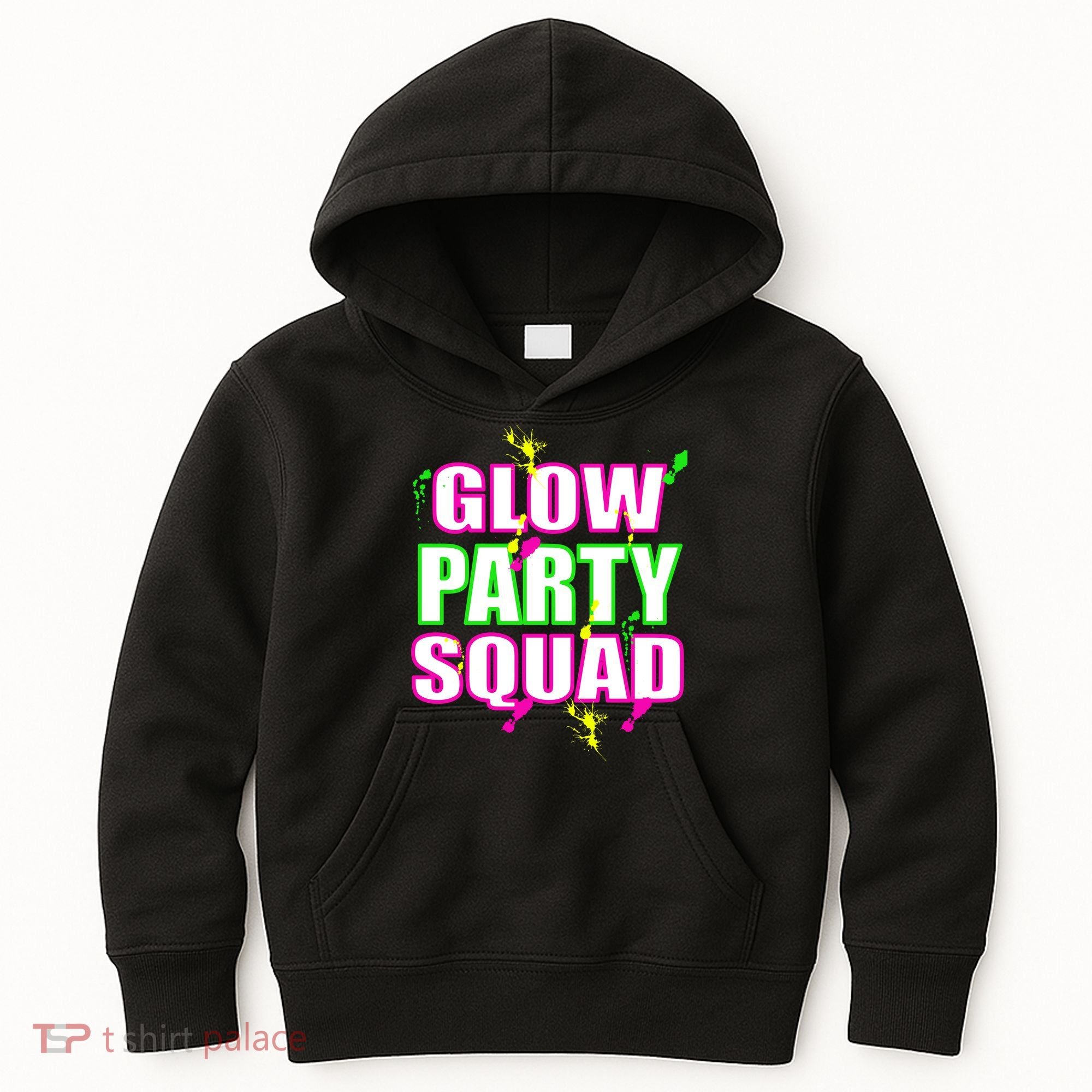 Glow Party Squad Kids Hoodie