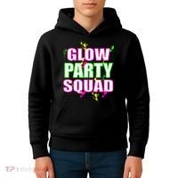 Glow Party Squad Kids Hoodie thumb 4