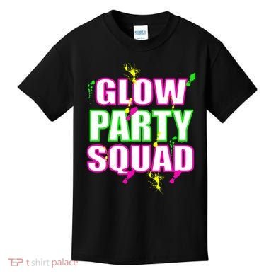Glow Party Squad Kids T-Shirt