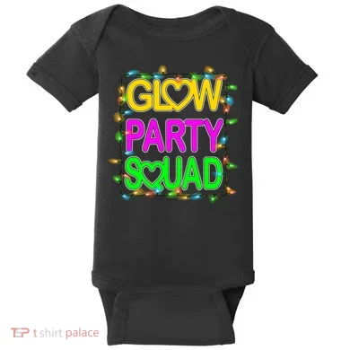Glow Party Squad1 Baby Bodysuit