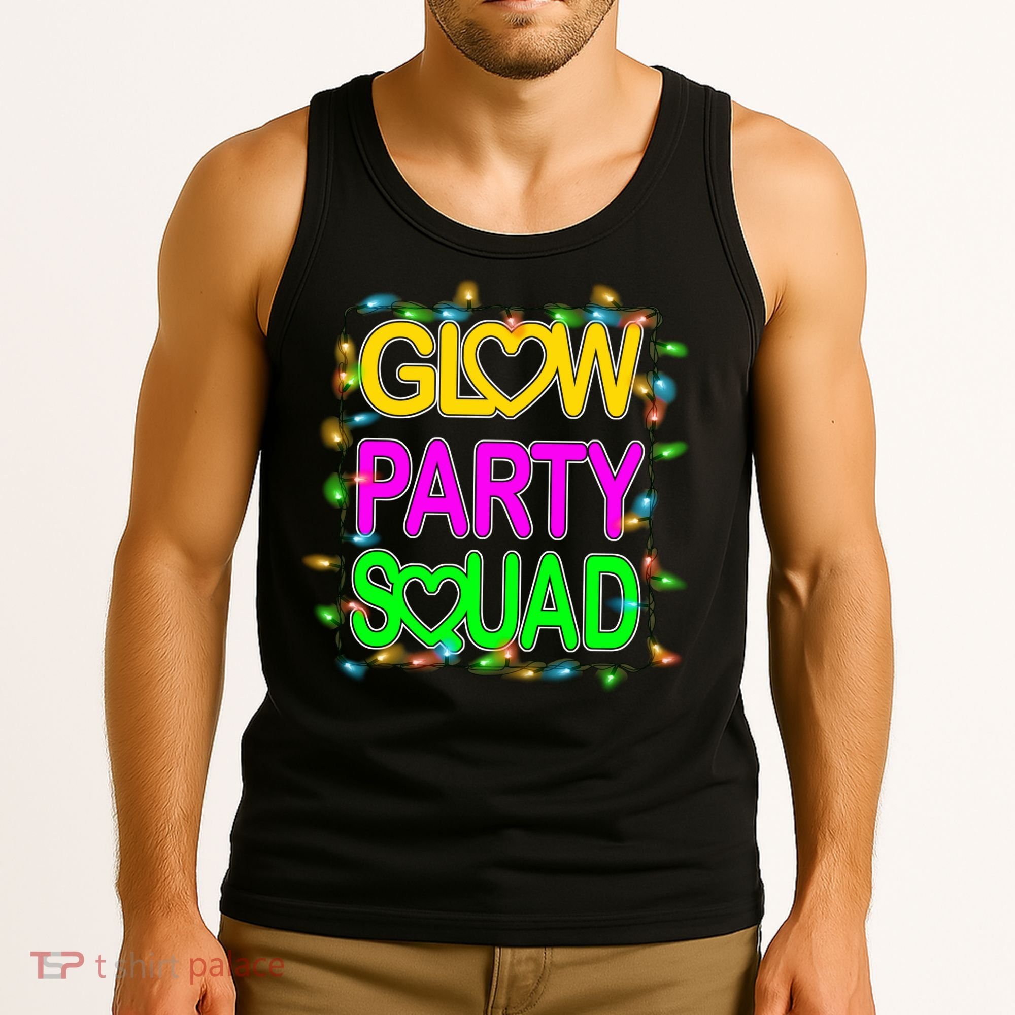 Glow Party Squad1 Tank Top