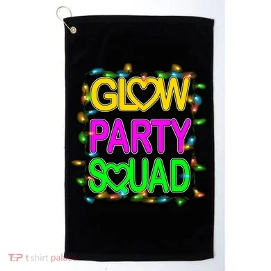 Glow Party Squad1 Golf Towel