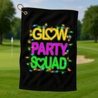 Glow Party Squad1 Golf Towel thumb 1