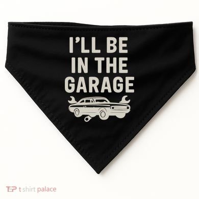 Garage Life: Perfect Gift for Dads USA-Made Doggie Bandana